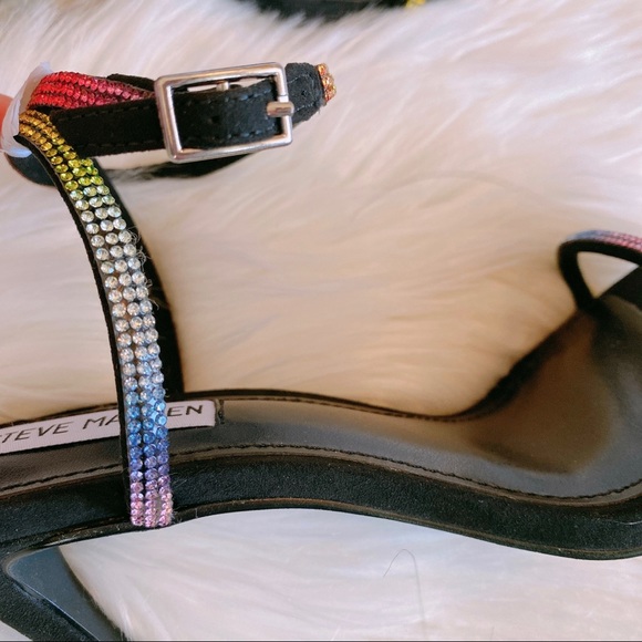 Steve Madden Festive Ankle Strap Stiletto Sandal - Picture 10 of 10
